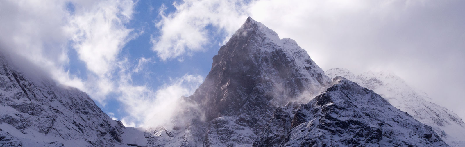 South face of El Morado mountain in El Morado Natural Monunment, Cajón del Maipo, Santiago de Chile.
